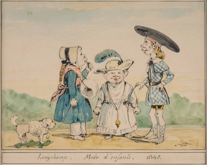 Longchamp. Mode d’enfants. 1845.
