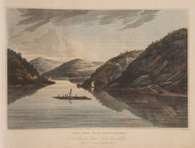 View Near Fort Montgomery, No, 18 of the Hudson River Port Folio