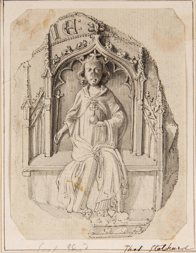 Seated Figure in a Niche
