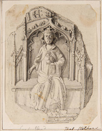 Seated Figure in a Niche