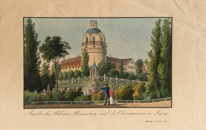 Castle Pleissenberg and the Observatory in Leipzig