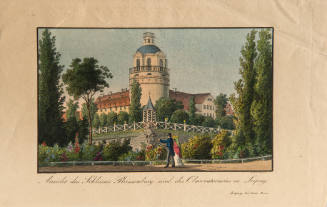 Castle Pleissenberg and the Observatory in Leipzig