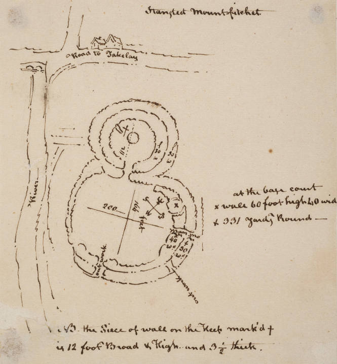 Stansted Mountfitchet - Plan of Wall Environs