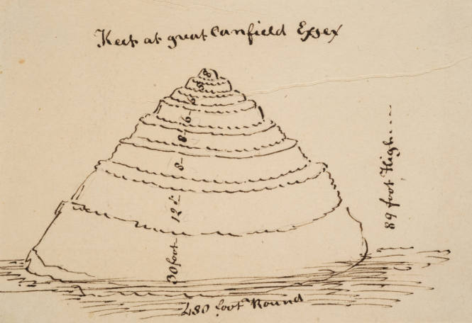 Elevation of Keep at Great Canfield, Essex