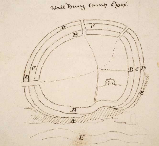 Plan - Wallbury Camp, Essex
