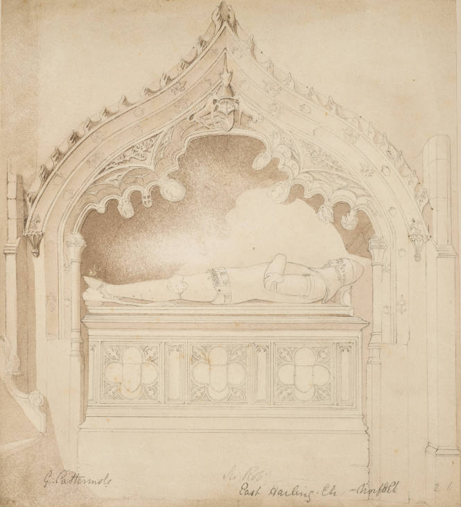 East Harling Church, Norfolk: Funerary Monument of Sir Rob