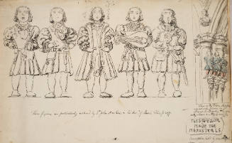 Five Minstrels - Figures in St. Mary's Church, Beverly