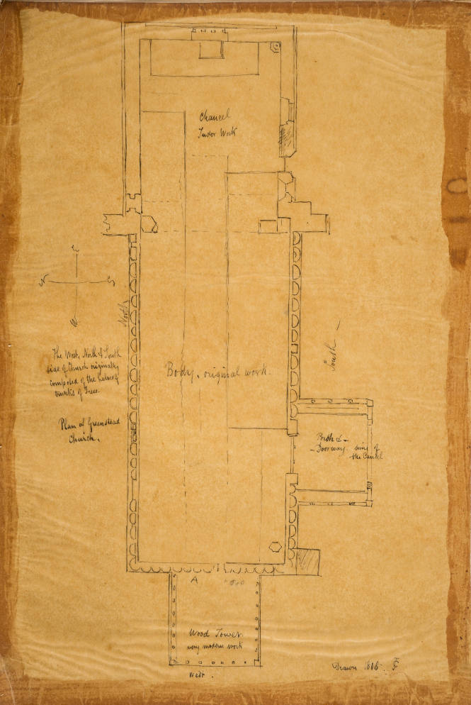 Plan of Greenstead Church