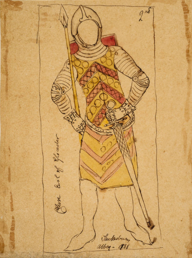 Cleve, Earl of Gloucester, Tewkesbury Abbey
