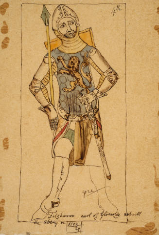 Fitzhamon, Earl of Gloucester rebuilt Abbey in 1102, Tewkesbury