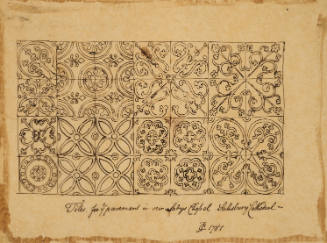 Tiles for our Lady's Chapel, Salisbury Cathedral