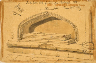 Arch in the northaisle of Salisbury Cathedral, 1329