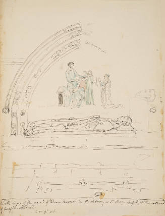 Monument of Dean Barew in St. Mary's Chapel, Hereford Cathedral