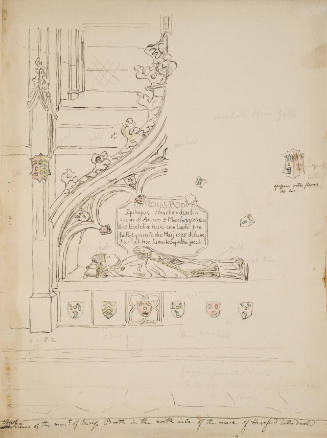 Monument of Bishop Booth at Hereford Cathedral