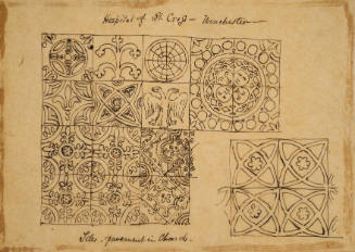 Tiles from the Hospital of St. Cross, Winchester
