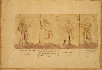 Four Figures from tomb of Earl of Lancaster in Westminster Cathedral