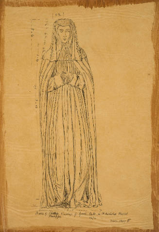 Statue of Philippa, Duchess of York 1431, 11474 in St. Nicholas' Chapel