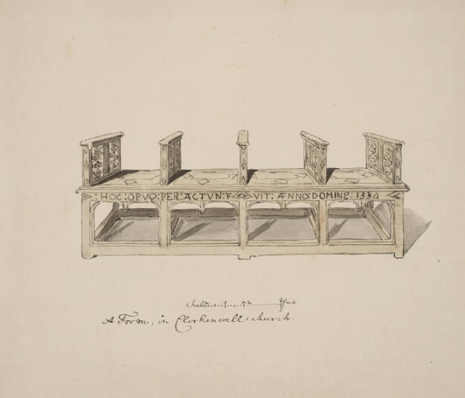 A Form, in Clerkenwell Church