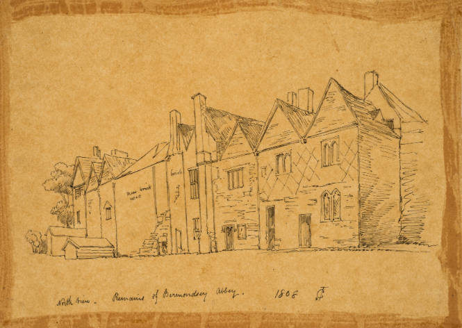 Remains of Bermondsey Abbey - North