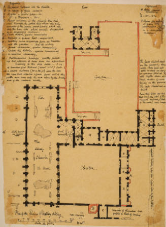 Plan of the Ruins of Netley Abbey