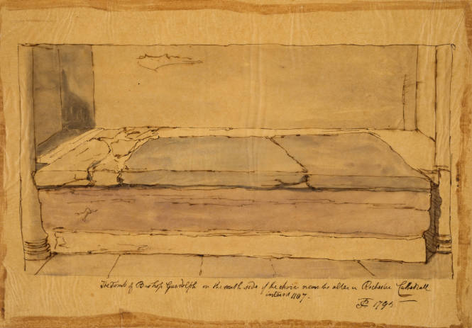 Tomb of Bishop Gundolph, Rochester Cathedral, interred 1107