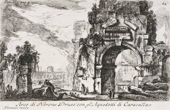 Arco di Nerone Druso con gl'Aquedotti di Caracalla (Arch of Drusus with the aqueducts of Caracalla)