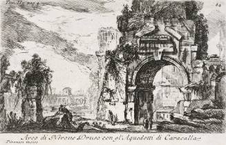 Arco di Nerone Druso con gl'Aquedotti di Caracalla (Arch of Drusus with the aqueducts of Caracalla)