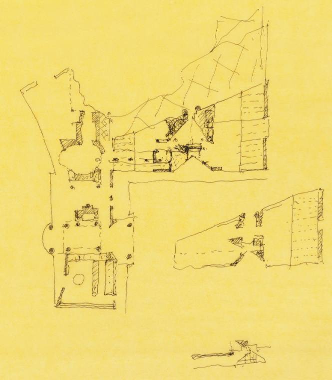 Composite Sketch, House in Aspen Colorado