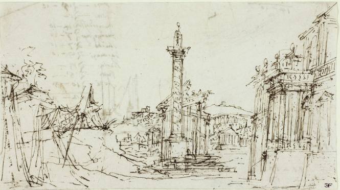 Forum with Palace