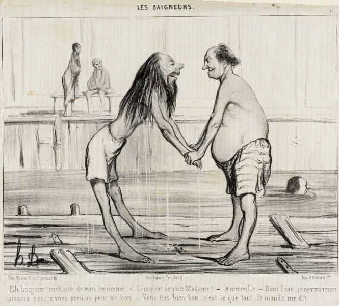 Les Baigneurs: Eh bonjour 'enchanté de vous recontrer