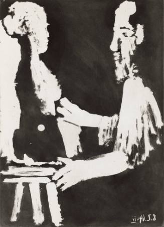 Sable Mouvant: Plate 1 from "Quicksand" by Perre Referdy (Paris, Louis Broder, 1966)