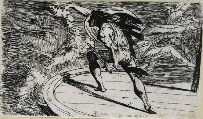 Cormar Attacking a Spirit of the Waters