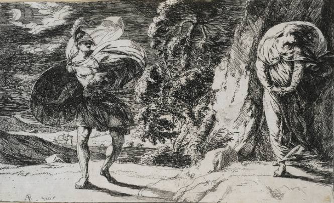 Fingal Discovers Conban-Carglas from The Ossianic Cycle at Penicuik