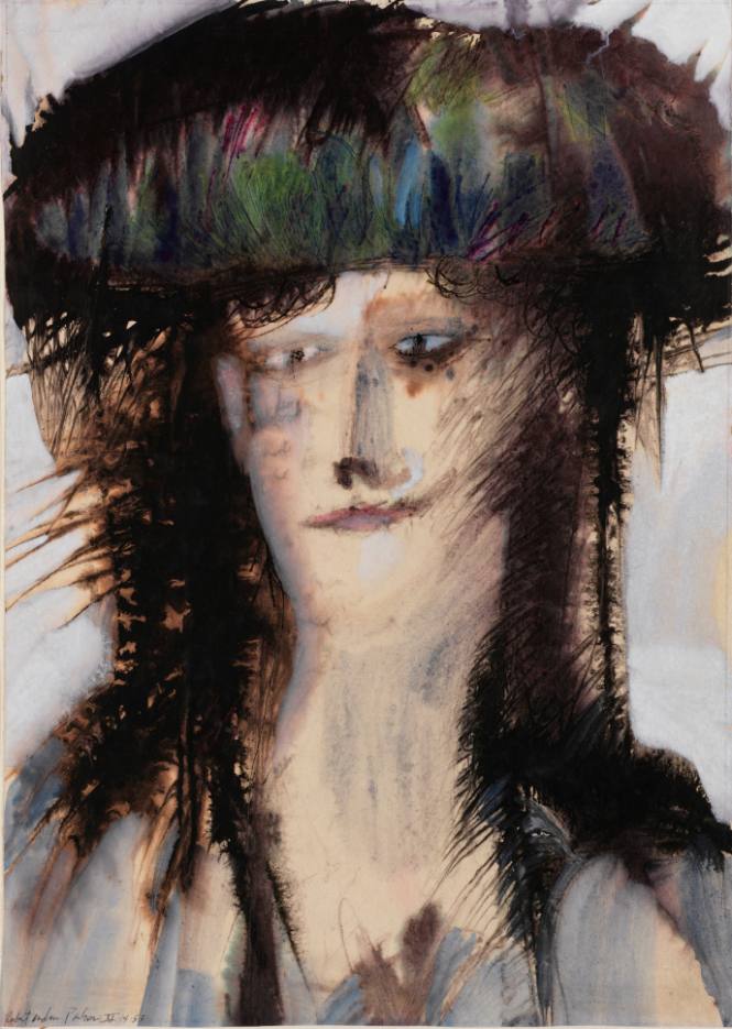 Woman Wearing Green Hat