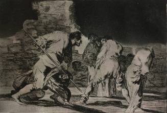Hizono Dior y Maravillamos Nos (It is amazing and we were made by God) or Disparate Cruel (Cruel folly) from Los Disparates or Los Proverbios