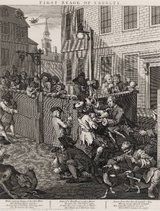 The First Stage of Cruelty, from the series The Four Stages of Cruelty, 1750-51