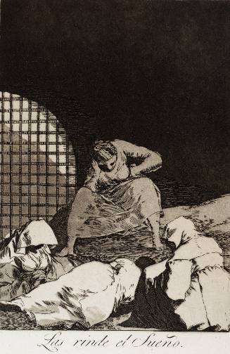 Las rinde el sueño (Sleep overcomes them) from Los Caprichos