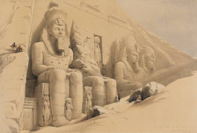 The Great Temple of Aboosimble, Nubia