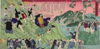 Rice Inflation Satire: Picture of Tug of War with a Personified Bale of Rice