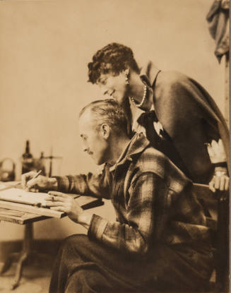 Konrad Cramer and his wife (Woodstock & New Hope Album)