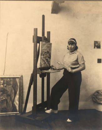 Nan Mason at her Easel (Woodstock & New Hope Album)