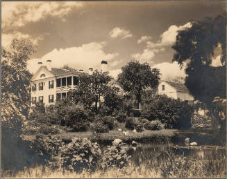 View from a House from across a Pond, Lyme, CT (Connecticut Album)