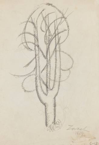 Untitled (Stylized tree -- cactus)