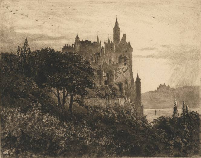Untitled Landscape (Castle near a Lake)