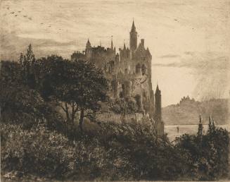 Untitled Landscape (Castle near a Lake)