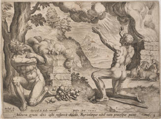 The Sacrifice of Abel, plate 1 from "The Story of Cain and Abel"