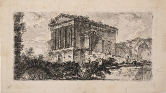 Tempio di Clitumno tra Fuligno e Spoletti... (Temple of Clitumnus between Foligno and Spoleto)