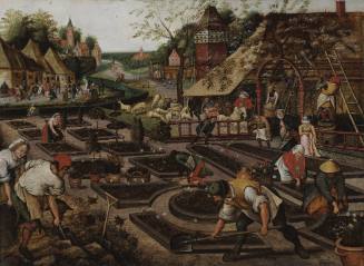 Preparing the Flower Beds, from "The Seasons"