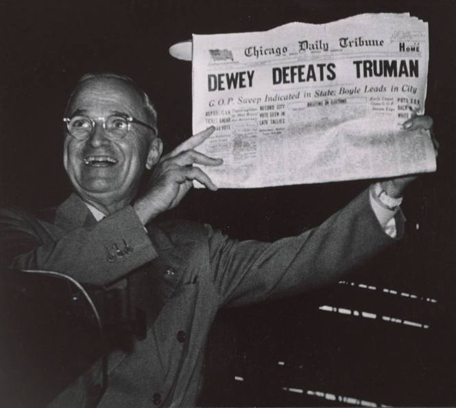 Truman on Election Night
