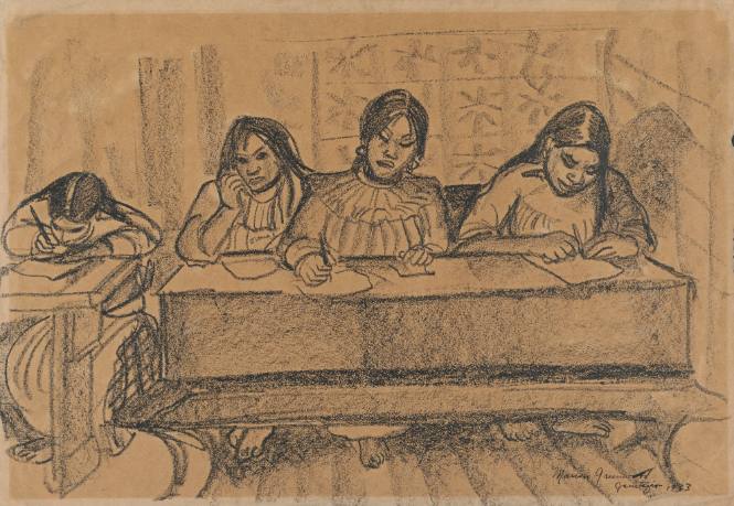 Four Mexican Schoolgirls